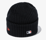 New Era MLB San Francisco Giants Ribbed Cuff Beanie, Black / 2024