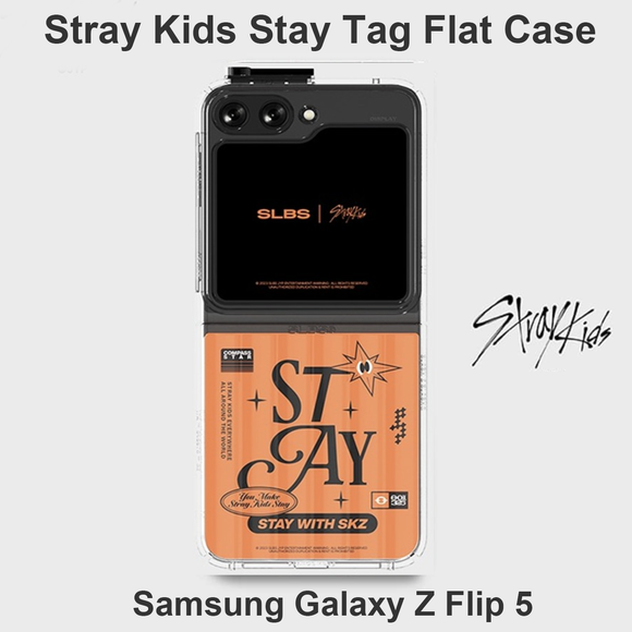 Stray Kids Samsung Galaxy Z Flip 5 Stay Tag Flat Case & Flip Suit Card / Korea