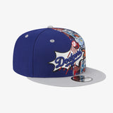 New Era 2025 MLB LA Dodgers Player Weekend Snapback, Dark Royal - Free Size