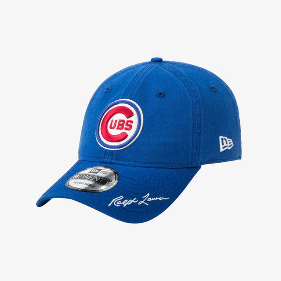 New Era x Polo Ralph Lauren MLB Cooperstown Chicago Cubs Unstructured Ball Cap, Blue / 100% Authentic