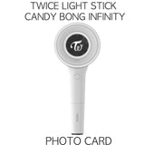 TWICE OFFICIAL GOODS LIGHT STICK CANDY BONG INFINITY + 9 PHOTOCARD SET NEW / Korea