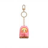 KAKAO FRIENDS Choonsik Cozy Blanket Moving Keyring OFFICIAL MD / Korea