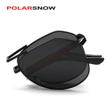 POLARSNOW Men's Sunglasses New 2020 Polarized Male Sun Glasses Top Quality Foldable Temple Sunglass For Men Brand Designer