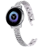 20mm 22mm Fran-lzp Diamond Strap for Samsung Galaxy Watch 3 41mm 45mm Band Bracelet S3 42mm 46mm Active 2 Gear Women Wristbands