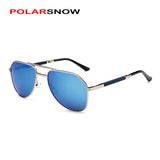 POLARSNOW Men's Sunglasses New Polarized Male Sun Glasses Top Quality Foldable Temple Sunglass For Men Brand Designer