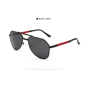 POLARSNOW Men's Sunglasses New Polarized Male Sun Glasses Top Quality Foldable Temple Sunglass For Men Brand Designer