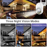 Lenovo 3MP 5MP PTZ WIFI IP Camera Audio CCTV Surveillance Smart Home Outdoor 4X Digital Zoom Color Night vision Waterproof