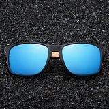 EZREAL Brand Design Beech wood Handmade Sunglasses Men Polarized Eyewear Outdoor Driving Sun Glasses Reinforced Hinge