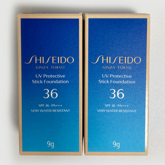 SHISEIDO UV Protective Stick Foundation 9g + 9g SPF36/PA+++, 4 Color / Korea