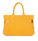 OSOI Tote Brocle Bag – Suede Mustard Combi Cow Leather Korean Designer Tote