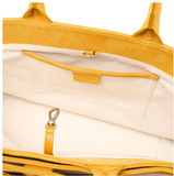 OSOI Tote Brocle Bag – Suede Mustard Combi Cow Leather Korean Designer Tote