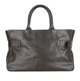 OSOI Tote Brocle Bag – STAIN BROWN Cow Leather Korean Designer Tote