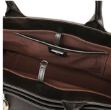 OSOI Tote Brocle Bag – STAIN BROWN Cow Leather Korean Designer Tote