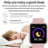 Smart Watch Men Women Bluetooth Connected Phone Music Fitness Sports Bracelet Sleep Monitor