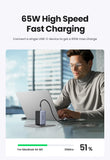 65W GaN Charger Quick Charge 4.0 3.0 Type C PD USB Charger for iPhone 15 14 13 Pro Max Fast Charger For Laptop PD Charger