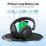 Baseus Bowie D05 Wireless Headphone Bluetooth 5.3 Earphone HIFI Level Headset 40mm Driver Foldable Over Ear Headphone 70H Time