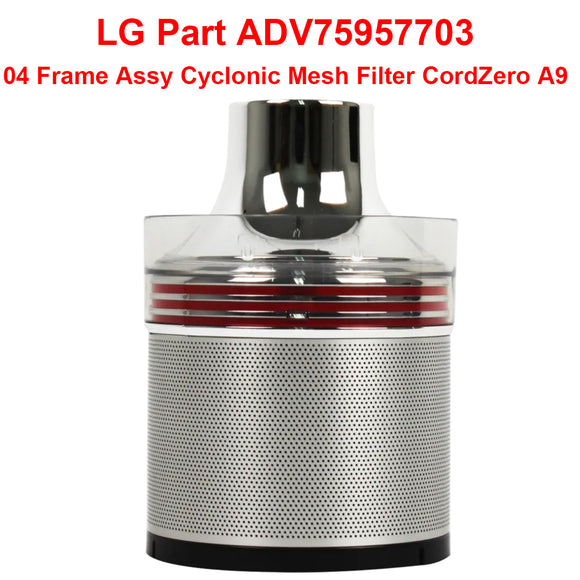 LG Part ADV75957703/04 Frame Assy Cyclonic Mesh Filter for CordZero A9 Genuine