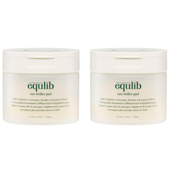 Equlib Eau Briller Pad 200ml(100pads) + 200ml(100pads) Peeling Moisturizing AntiAging/Kbeauty