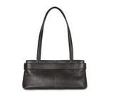 OSOI Shoulder Brocle Mini Bag – Stain Brown Cow Leather Korean Designer