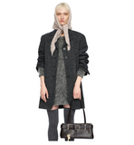 OSOI Shoulder Brocle Mini Bag – Stain Brown Cow Leather Korean Designer