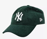 New Era MLB New York Yankees Corduroy Unstructured Ball Cap Dark Green / 2024