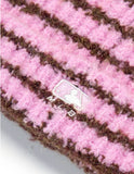 MLB Korea 2025 Striped Meow Beanie LA Dodgers, Pink