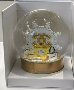 Chanel Beauty 2024 VIP Holiday Snow Perfume Ball Globe / Snowball Collectible