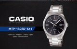 Casio Man Metal Band Wrist Watch MTP-1302D-1A1