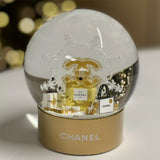 Chanel Beauty 2024 VIP Holiday Snow Perfume Ball Globe / Snowball Collectible