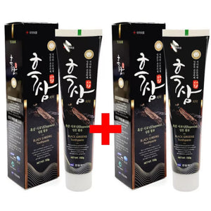 HANIL Korean Black Ginseng Toothpaste 150g x 2ea / Red ginseng saponin Kbeauty