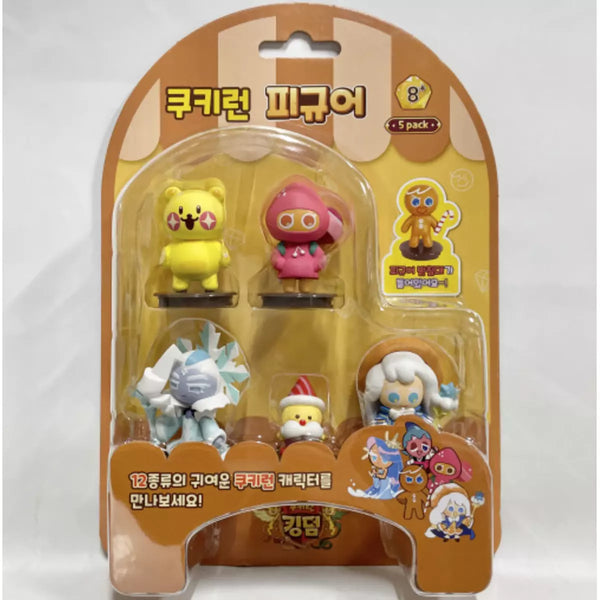 韓国 コンプ コイキング 限定 ポップアップ ロッテ フィギュア 7体 Cookie Run Kingdom Mini Figure 1Set(random 5 figures) Official