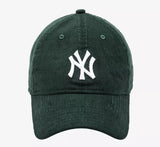 New Era MLB New York Yankees Corduroy Unstructured Ball Cap Dark Green / 2024