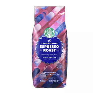 Starbucks Korea Christmas Whole Bean Coffee CHRISTMAS BLEND Espresso Roast 250g