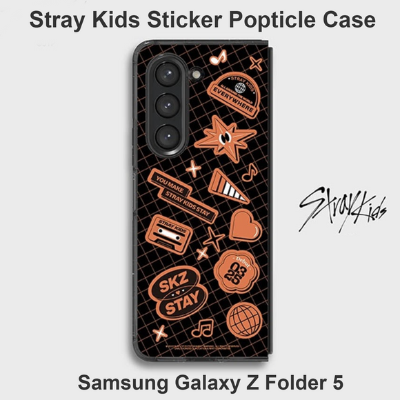 Samsung Galaxy Z Folder 5 Stray Kids Sticker Popticle Case / Korea