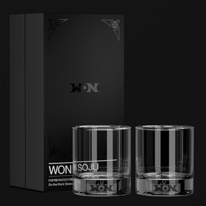 Won Soju On The Rock Glass 1Set(2 Cups 200ml) Jay Park Won Spirits