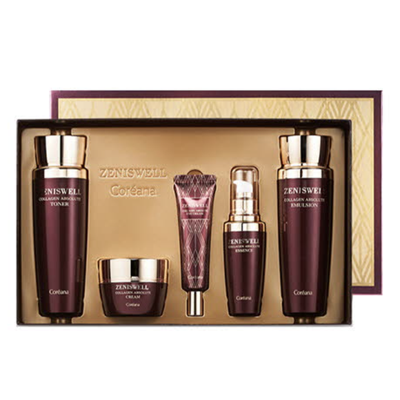 Coreana Zeniswell Collagen Skin Care 1Set(5 items) Anti-Aging Kbeauty