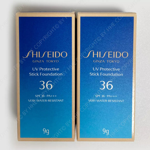 SHISEIDO UV Protective Stick Foundation 9g x 2ea, SPF36/PA+++, 4 Color