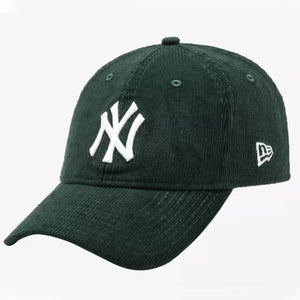 New Era MLB New York Yankees Corduroy Unstructured Ball Cap Dark Green / 2024