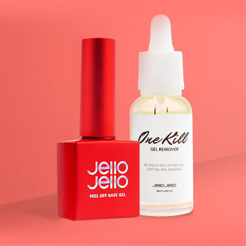 Jello Jello Peel Off Base Gel + Exclusive One Key Remover Set K
