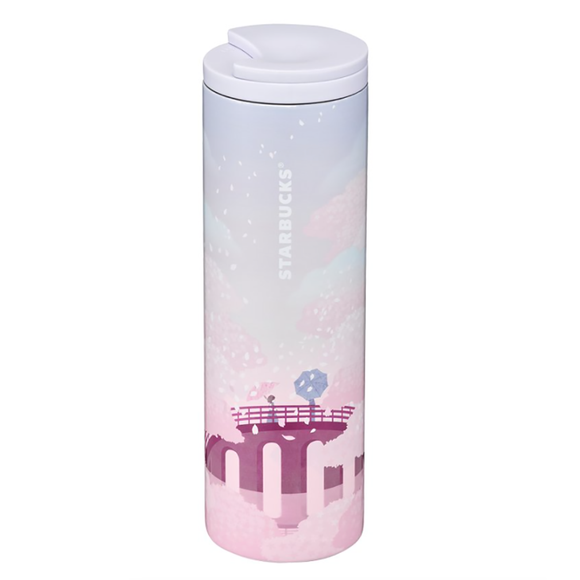 Starbucks Cherry Blossom Frosted Glass Tumbler – O'Desious Custom