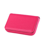 1pcs Business Card Holder PU Leather Large Capacity Name Card Box Bank Card ID Card Storage Case
