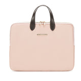 Fashionable Lightweight PU Leather Handle Computer Bag Business 14 Inch Waterproof Laptop Bag For Women