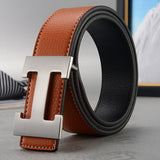 2021 HJones Men Belts H Logo Leather for Classic Unique Design Business Elegant Feel Fashion Comfortable Colorful Style L1