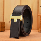 luxury genuine leather men belt pin buckle men's natural cow skin designer belts with case male cowhide belts hot sale men gift