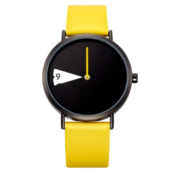 SHENGKE Watch New Yellow Leather Strap Casual Style Women Watches Quartz Ladies Watches Creative Clock Gift relogio feminino
