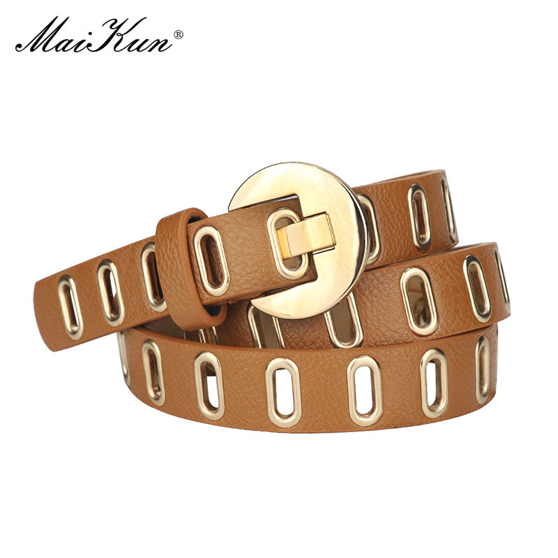 Maikun New Grunge Women Belt Adjustable Hole Grunge Punk Belts for Wom –  VEGAMONO