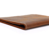 Leather card case passport holder