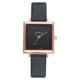 2021 Luxury Rose Gold Elegant Women's Watch Fashion Casual Leather Quartz Wrist Watches Ladies Watches for Women