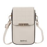 Brand Designer Small Shoulder Bag Women Pu Leather Phone Pocket Card Purse Ladies Mini Crossbody Messenger Bags Female Wallet
