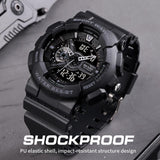 SKMEI Luxury Fashion Digital Watch Men Shockproof Waterproof Dual Wristwatch LED Chrono Alarm Clock Mens Watches Cool Bracelet